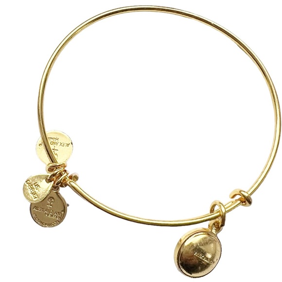 Alex and Ani Emerald Birthstone bangle with card - Picture 3 of 3